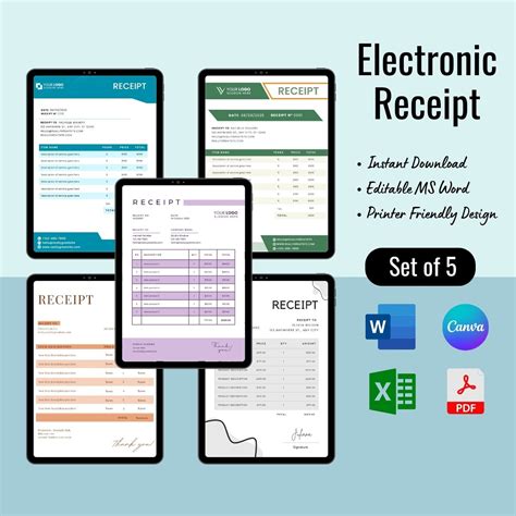 Digital Receipt Example