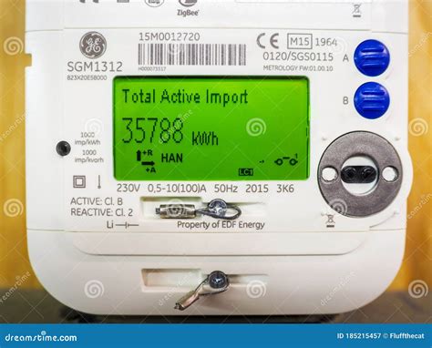 Digital electricity meter display