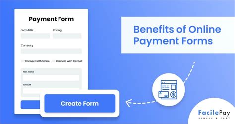 Digital payment form
