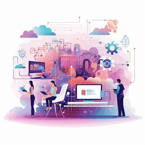Digital transformation illustration