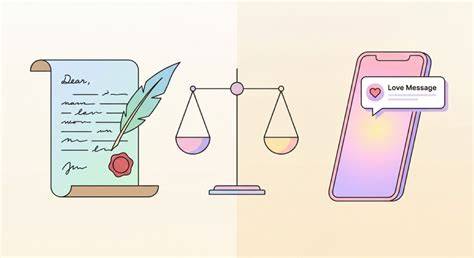 Digital vs Handwritten Love Letter