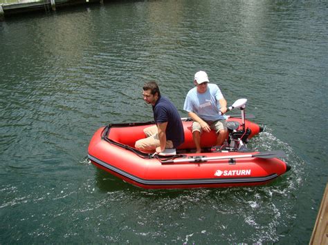 Dinghies with motors