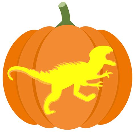 Dinosaur Pumpkin Templates