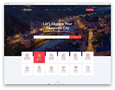 Directory Listing Website Template