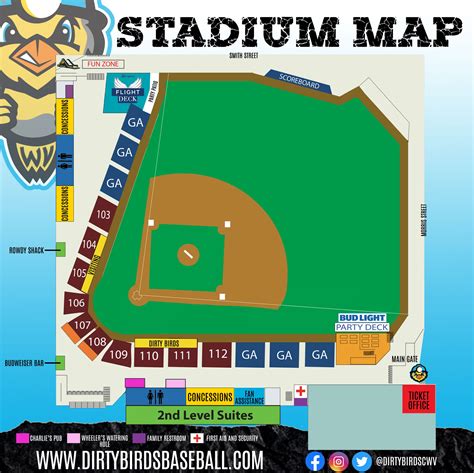 Dirty Birds Seating Chart