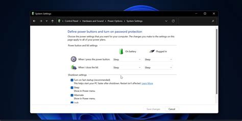 Disable Fast Startup Mode