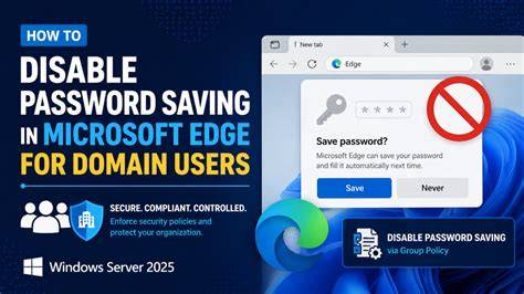 Disable Password Saving General