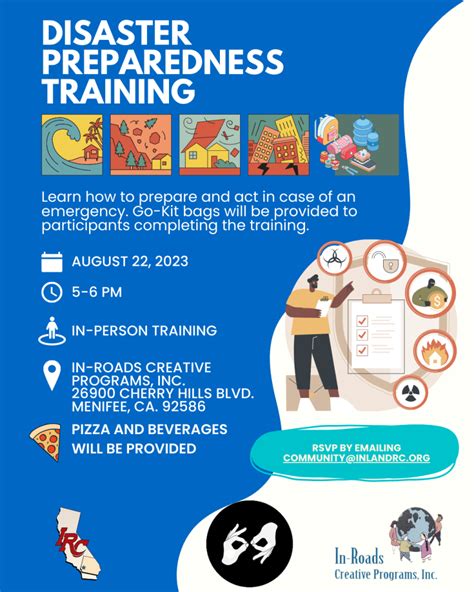 Disaster preparedness training