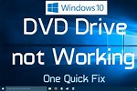 Disc Drive Not Working