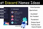 Discord Name Ideas