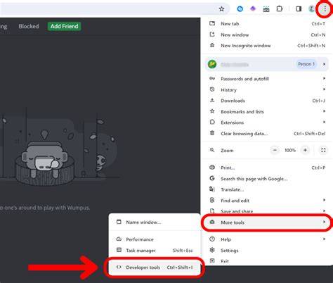 Discord User Token in Browser Developer Tools