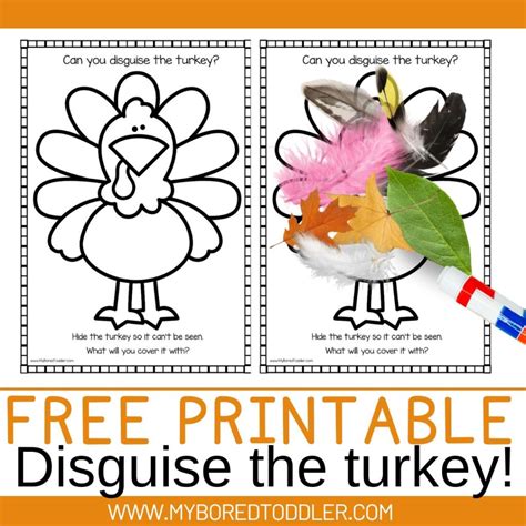 Disguise A Turkey Free Printable