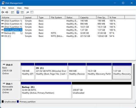 Disk Management Interface