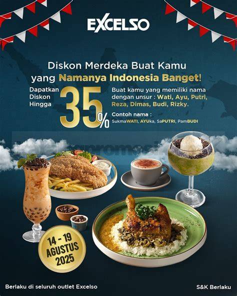 Diskon Merdeka Excelso Coffee
