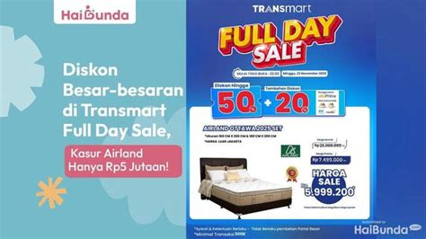 Diskon Transmart Kasur