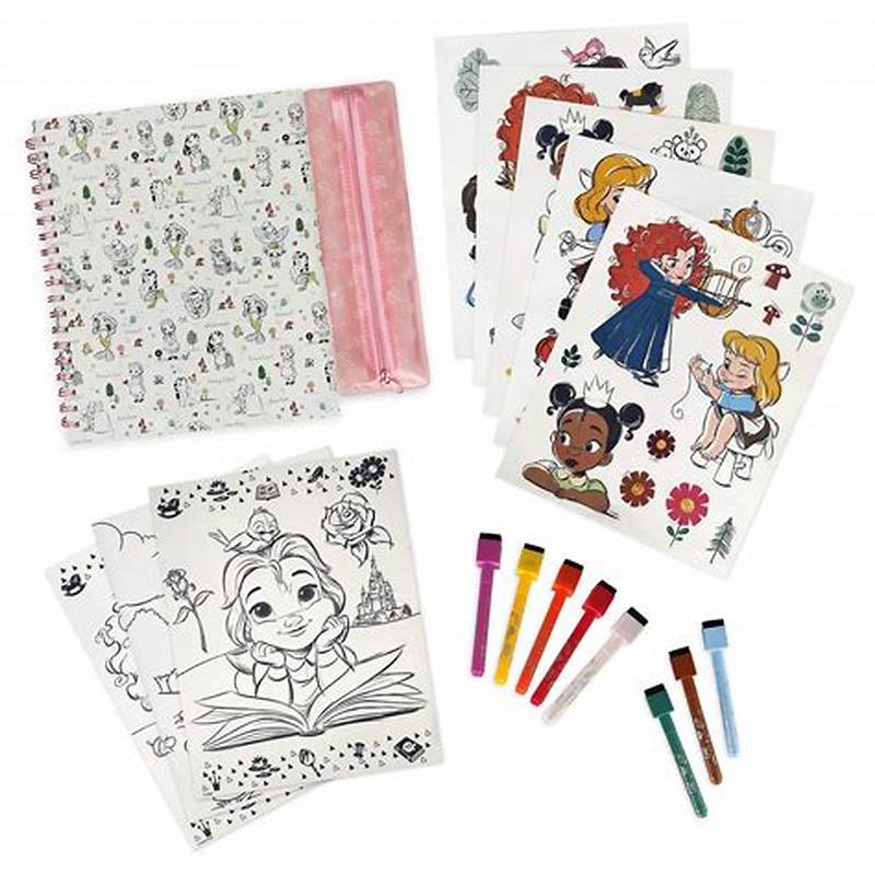 Disney Animators  Collection Storybook Coloring And Activity Set