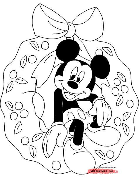 Disney Christmas Coloring Pages Printable