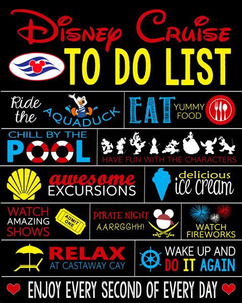 Disney Cruise Printables