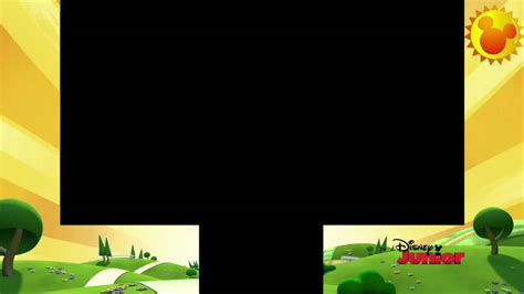 Disney Junior Split Screen Credits Template