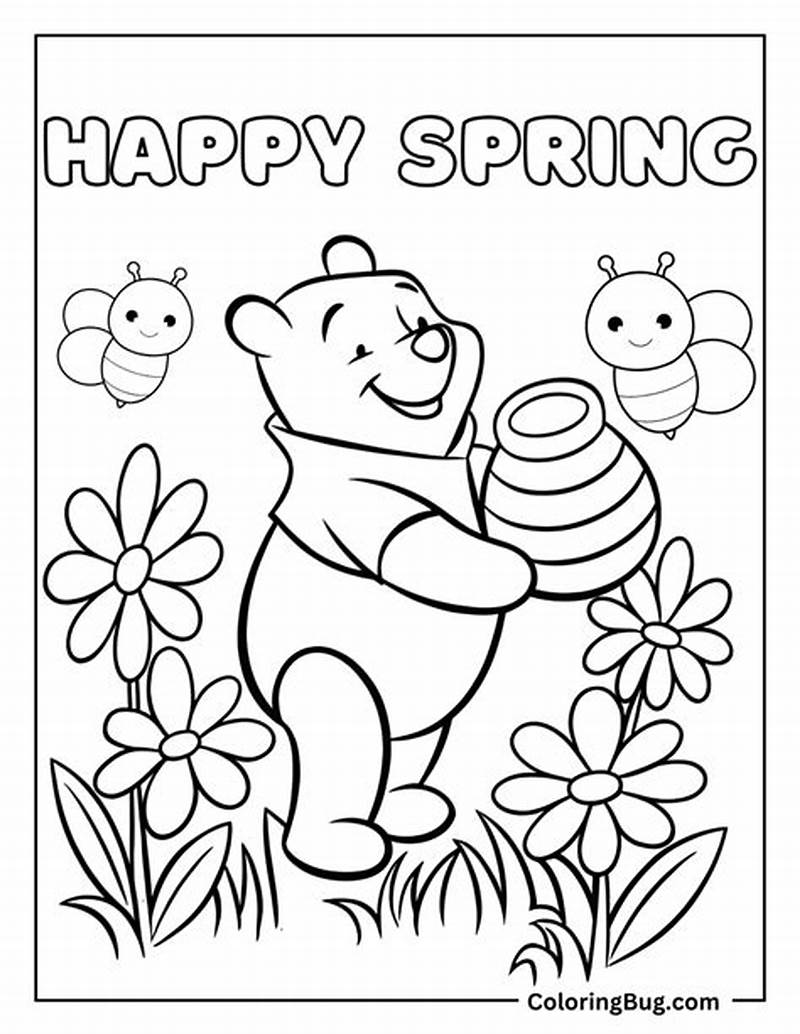 Disney Spring Coloring Pages