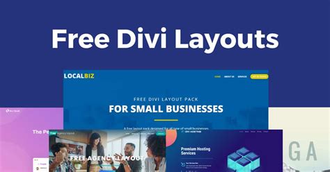 Divi Templates Free