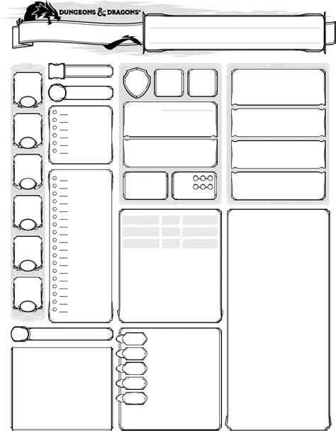 Dnd Character Templates