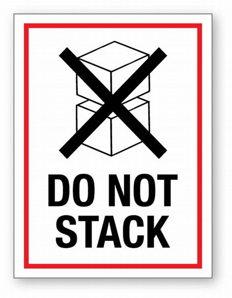 Do Not Stack Labels Printable