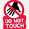 Do Not Touch Cartoon