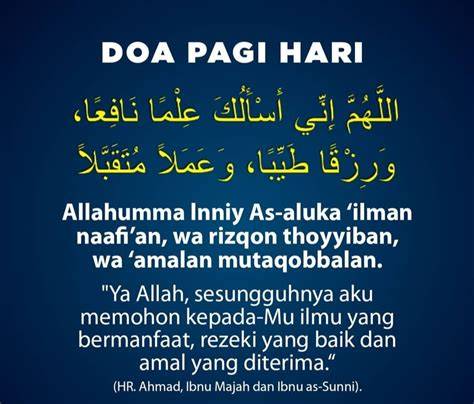 Doa Pagi Hari