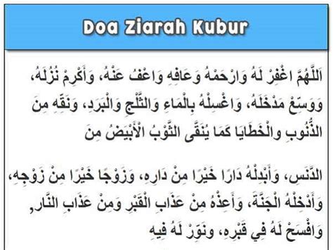 Doa Ziarah Kubur