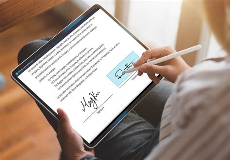 Document with signature