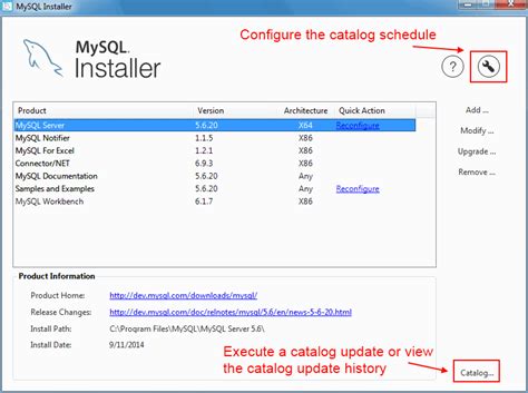 Does Product Catalog Plugin Work With Mysql