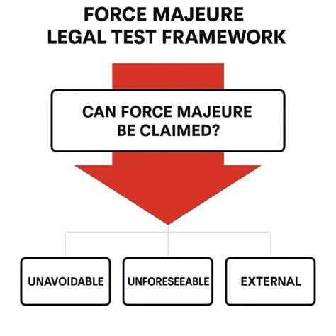 Does force majeure apply if not in contract