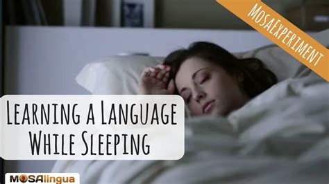 Does sleep learning language work