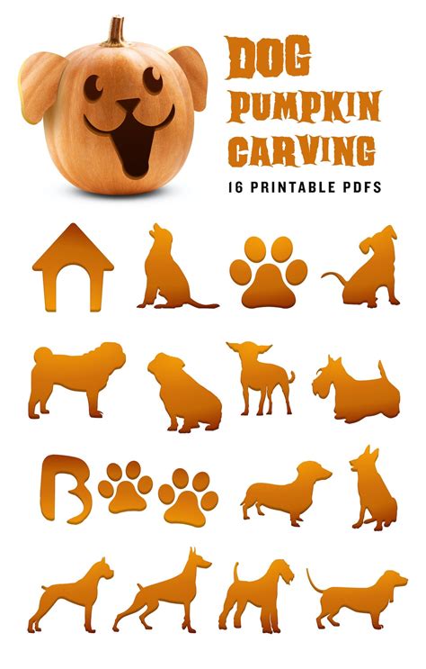 Dog Templates For Pumpkin Carving