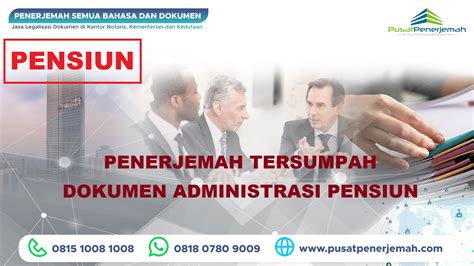Dokumen Penting Pensiun