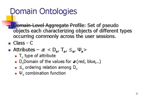 Domain Ontologies