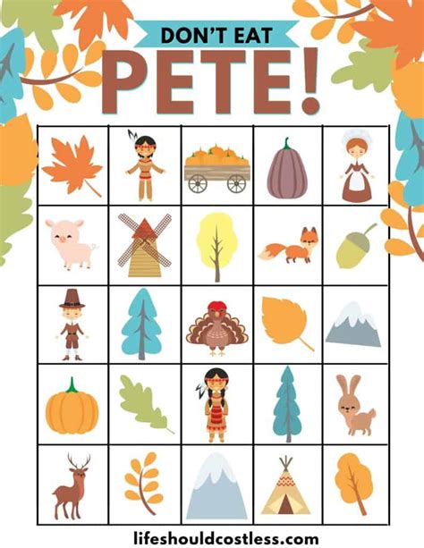 Dont Eat Pete Free Printable