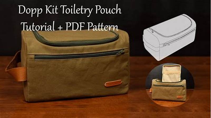 Dopp Kit Sewing Pattern