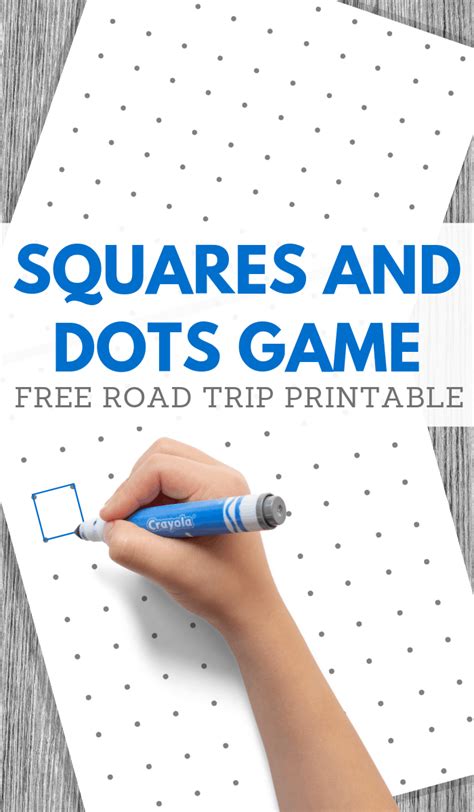 Dots And Squares Game Printable