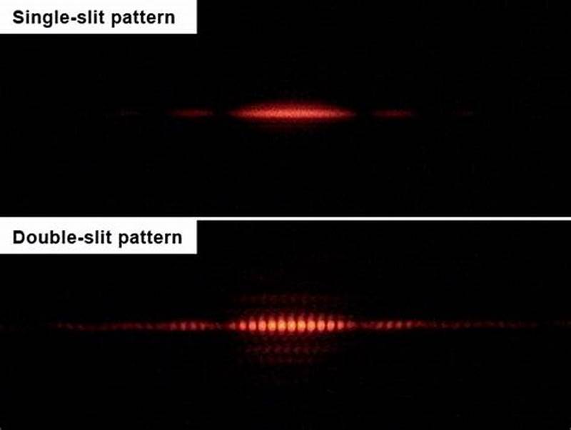 Double Slit Vs Single Slit Interference Pattern