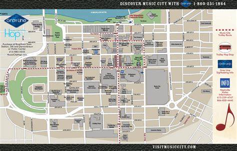 Downtown Nashville Map Printable
