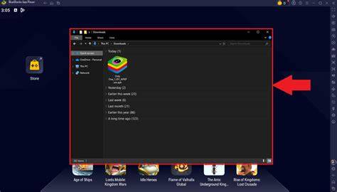 Drag and drop APK ke emulator
