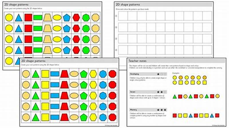 Draw Your Own Pattern Using Shapes