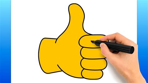 Drawing Of A Thumbs Up