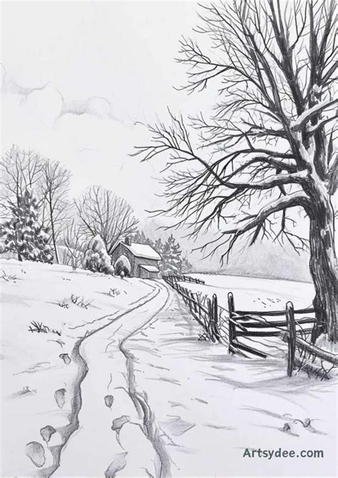 Drawing Of Snow