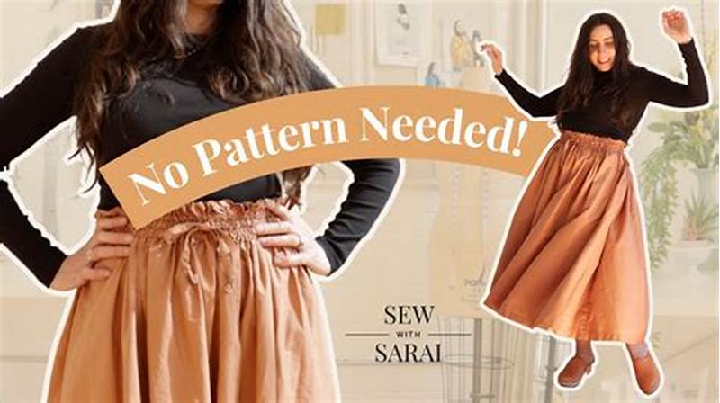 Drawstring Skirt Pattern