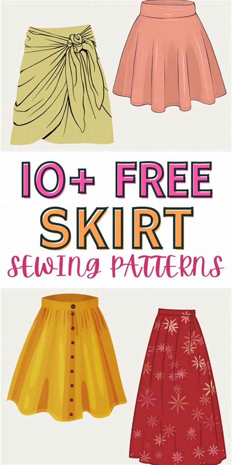 Drawstring Skirt Sewing Pattern