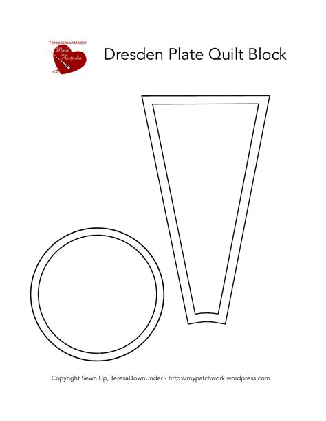 Dresden Plate Template
