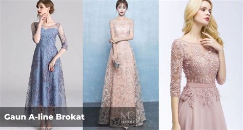 Dress Brokat A Line